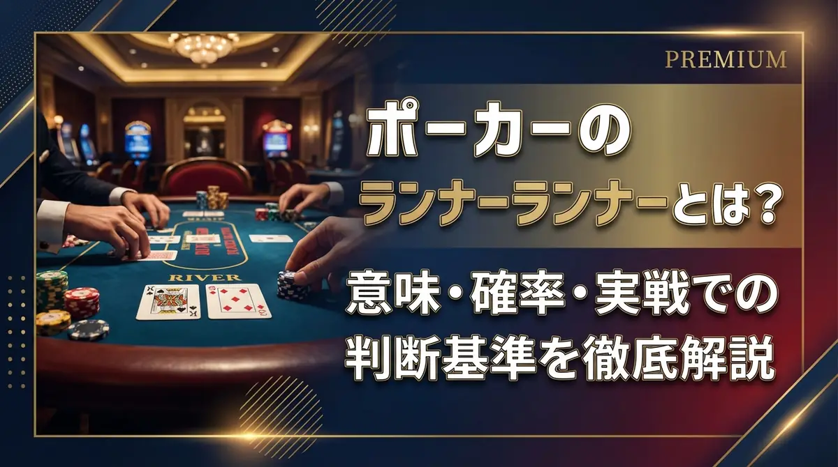 ポーカーのランナーランナーとは?意味・確率・実戦での判断基準を徹底解説